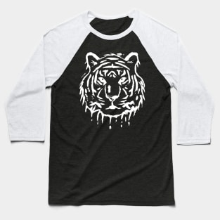 Tiger - Tijger - wit Baseball T-Shirt